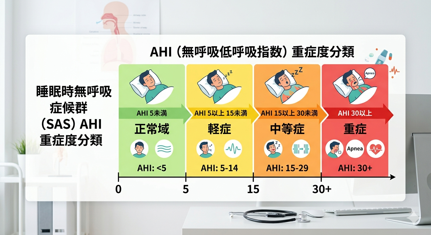 無呼吸・AHIの図